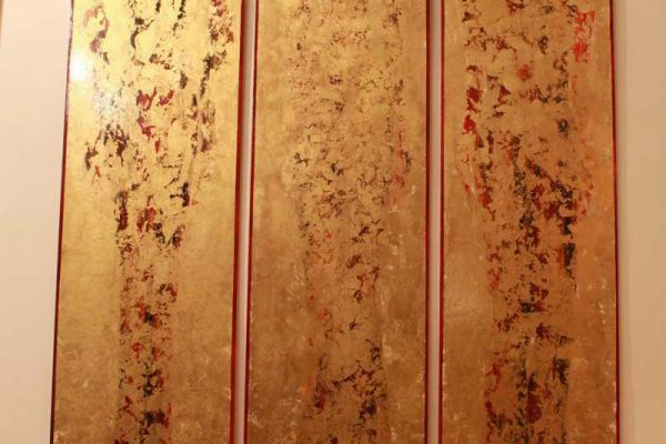 Die Drei, Gold auf Holz made by Goldcreartiv