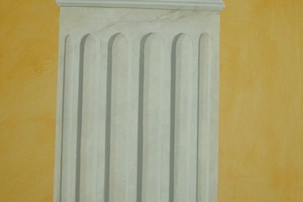 dekorative Säulenimitation, Marmor